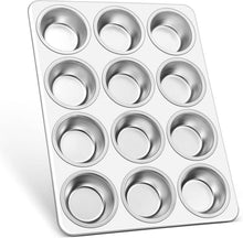 Edelstahl Muffinform für 12 Muffins Hochwertig BPA-frei