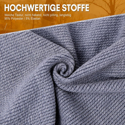 Damen Slouch Beanie Mütze – Hellblau, Weich & Bequem