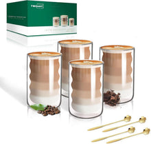 Latte Macchiato Gläser Doppelwandig 400ml 4er Pack Thermogläser