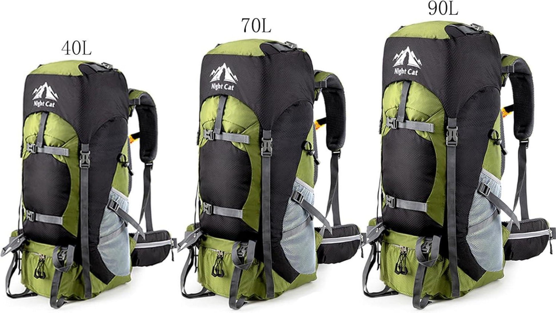 Night Cat Trekkingrucksack 90L Wanderrucksack Herren Damen