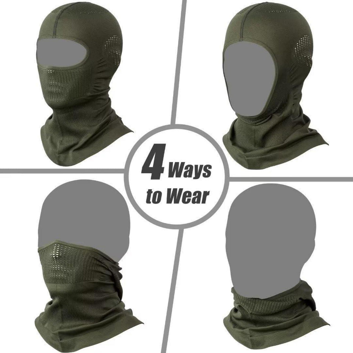 Sturmhaube Vollgesichtsmaske – Motorrad, Radfahren, Ski