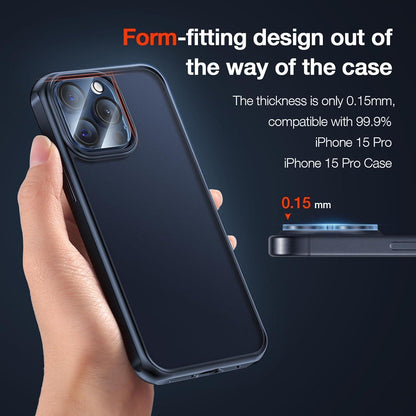 iPhone 15 Pro Max Kamera Panzer Schutzfolie 3er Pack 9H