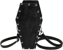 Halloween Gothic Umhängetasche Sarg Form Crossbody Handtasche