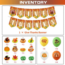Thanksgiving Dekorationen Set Goldene Akzente