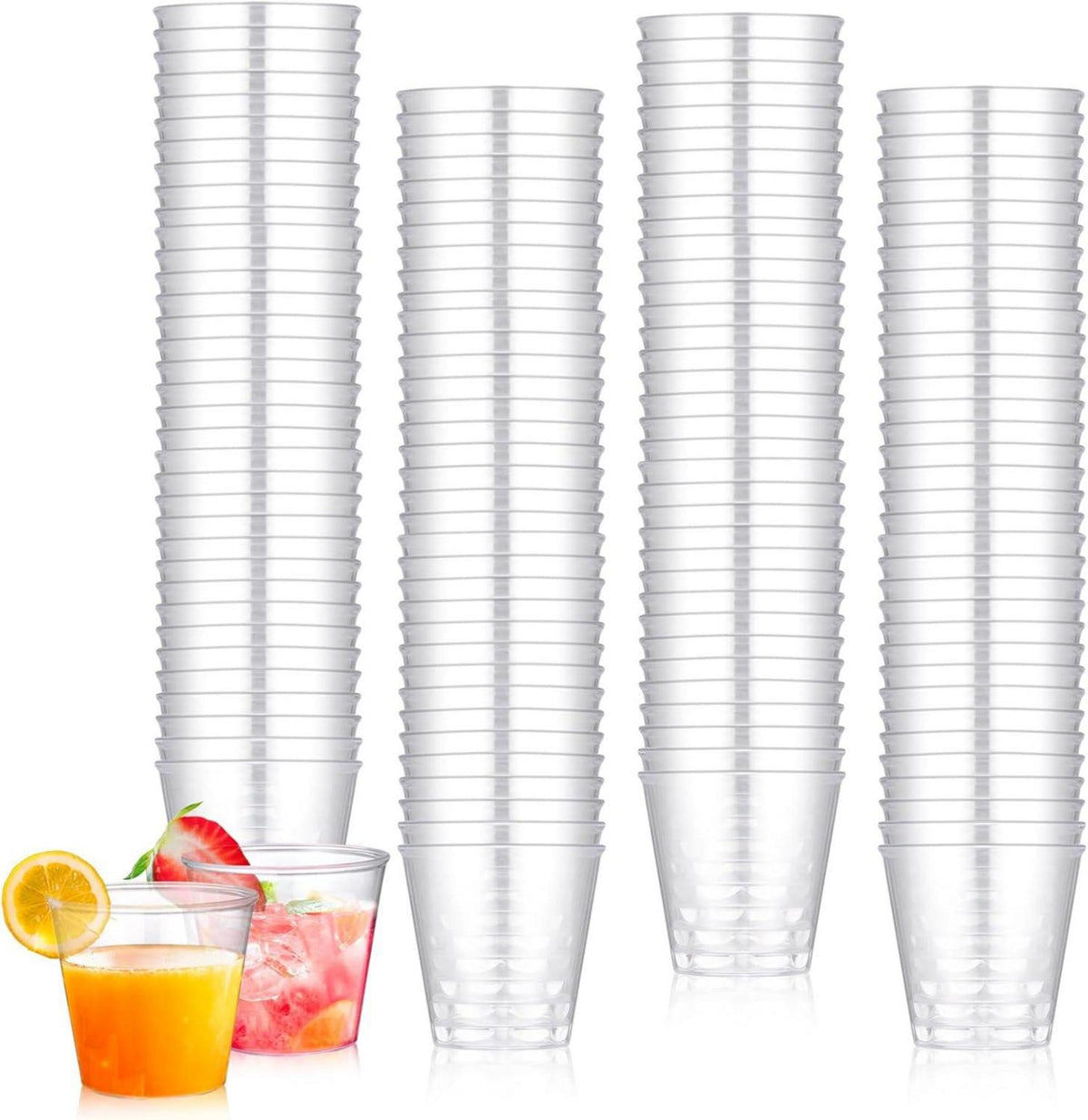 200 Stück Shotgläser 30ml Plastik PS Material Wiederverwendbarer