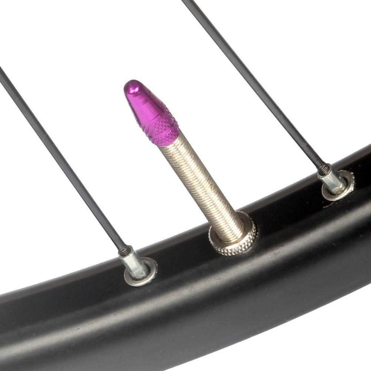 Fahrrad Ventilkappen Staubschutz Violett - Aluminiumlegierung