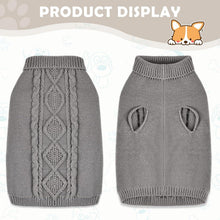 Hundepullover Winter Warmer Rollkragen Strickpullover Kleine