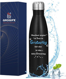 Edelstahl Trinkflasche isoliert BPA-frei 500ml Leakproof
