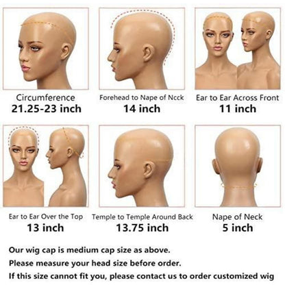 Echthaar Perücke mit Pony – Lockiger Bob für schwarze Frauen