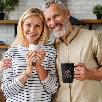 Kaffeetasse Geschenkset Opa Oma – Personalisiert & mit Socke