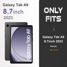Hülle für Samsung Galaxy Tab A9 2023 8,7 Zoll PU Leder