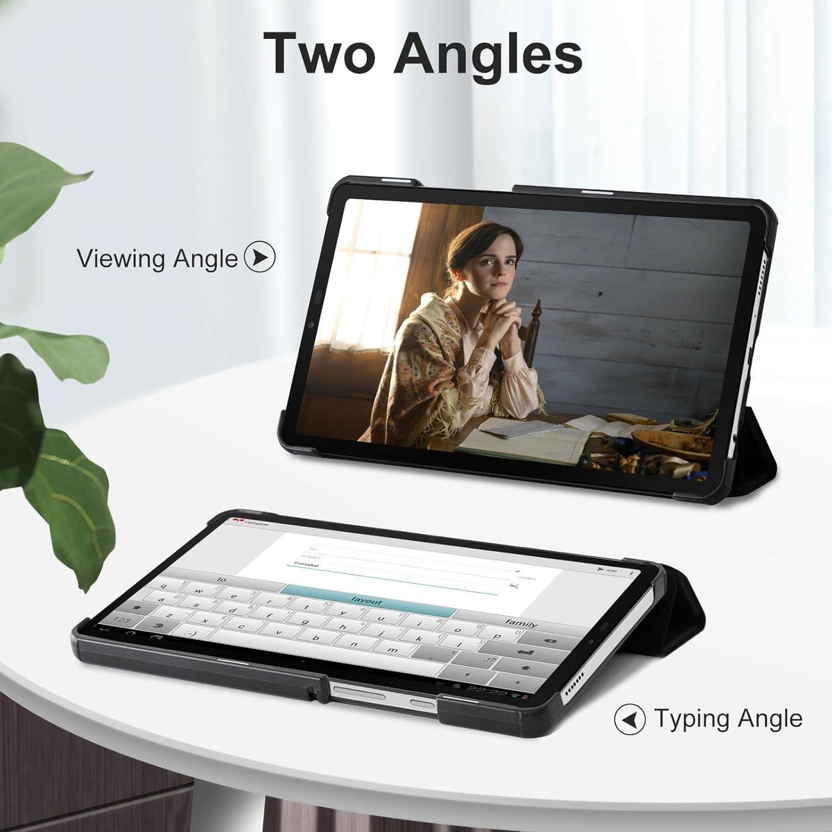 Schutzhülle für Samsung Galaxy Tab A9 2023 8,7 Zoll PU Leder Dual