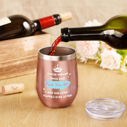 Wise Woman Once Said Becher für Frauen lustiges Geschenk 350ml