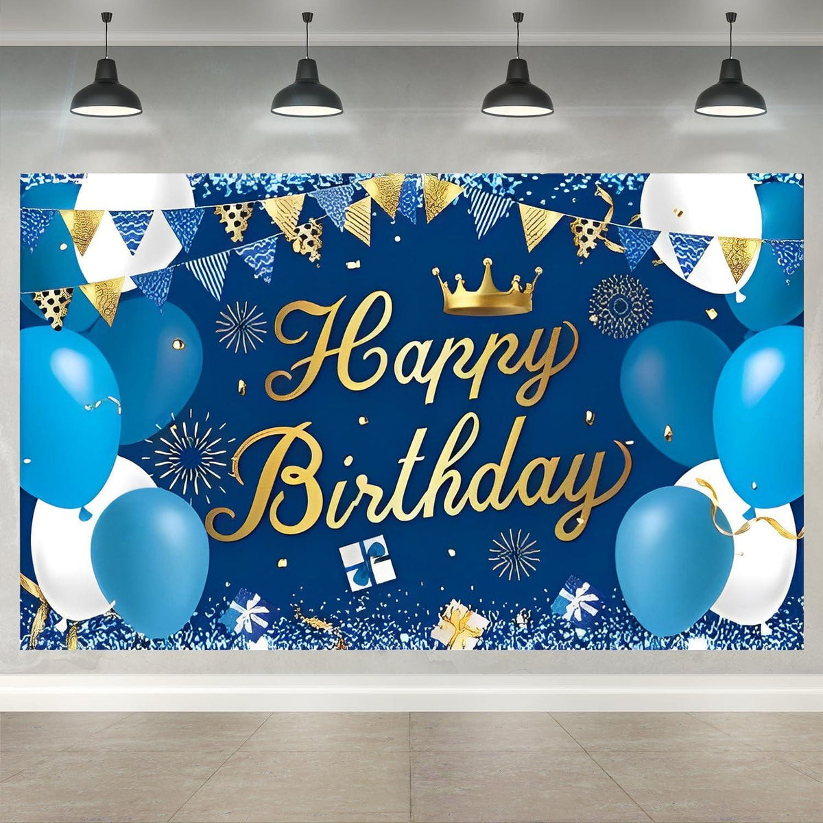 Happy Birthday Dekoration Hintergrund Banner
