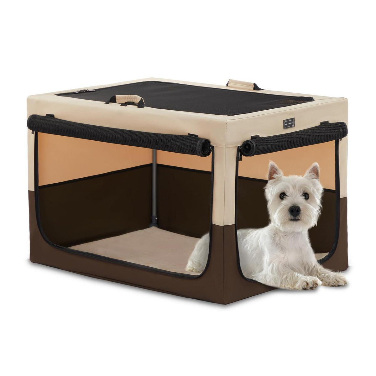 Tragbarer Hundekäfig mit Matte – Komfortable Transportbox für Hunde