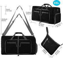 Leichte Faltbare Reisetasche 65L Sporttasche Damen Herren