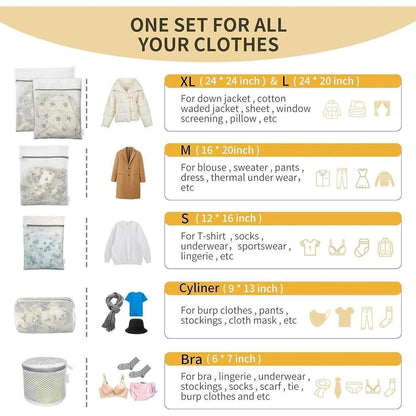 Wäschesäcke Wabennetz Set | Feinwäsche, Reise & Organisation