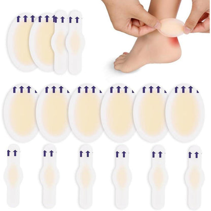 Blasenpflaster Hydrogel Wasserdicht für Ferse & Zehen (16 Stück)