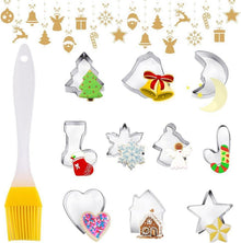 Ausstechformen Weihnachten Edelstahl Fondant Set 11-teilig