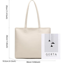 MEEGIRL Damen PU Leder Handtasche mit Reißverschluss