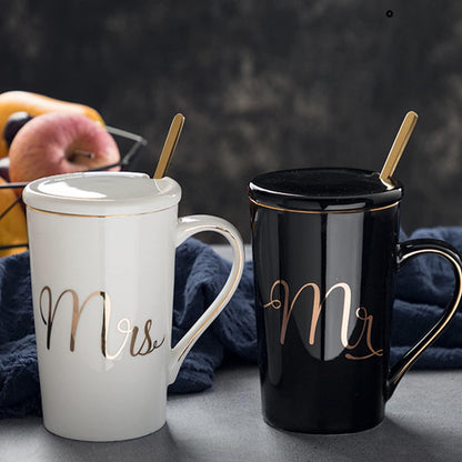 Mr und Mrs Tassen Geschenk 2 St. Hochzeit Valentinstag Jahrestag