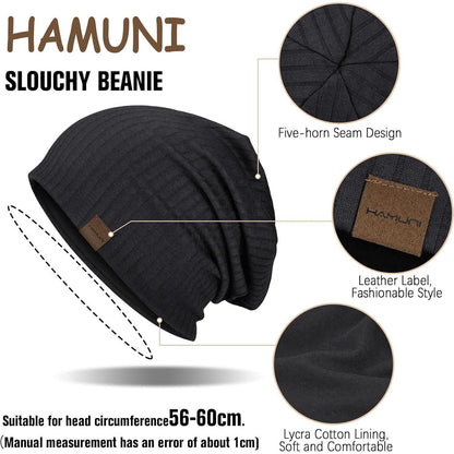 Slouchy Beanie Mütze – Weiche, Atmungsaktive Unisex Kopfbedeckung