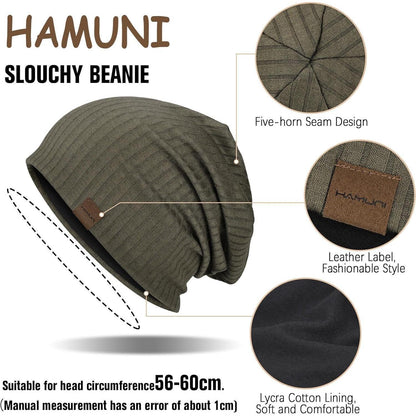 Slouchy Beanie Mütze – Weiche, Atmungsaktive Unisex Kopfbedeckung