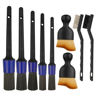 9x Auto Reinigungspinsel Set – Detailbürsten für Innen & Außen