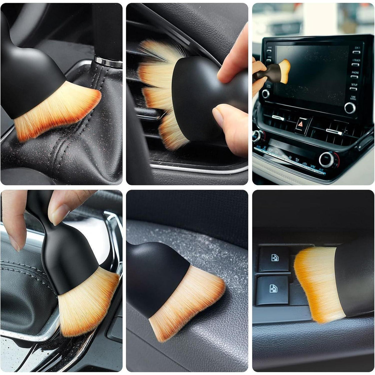 9x Auto Reinigungspinsel Set – Detailbürsten für Innen & Außen