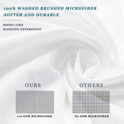 ROUSKI Mops Bettwäsche Set 200x200 cm - 3-teilig, Mikrofaser