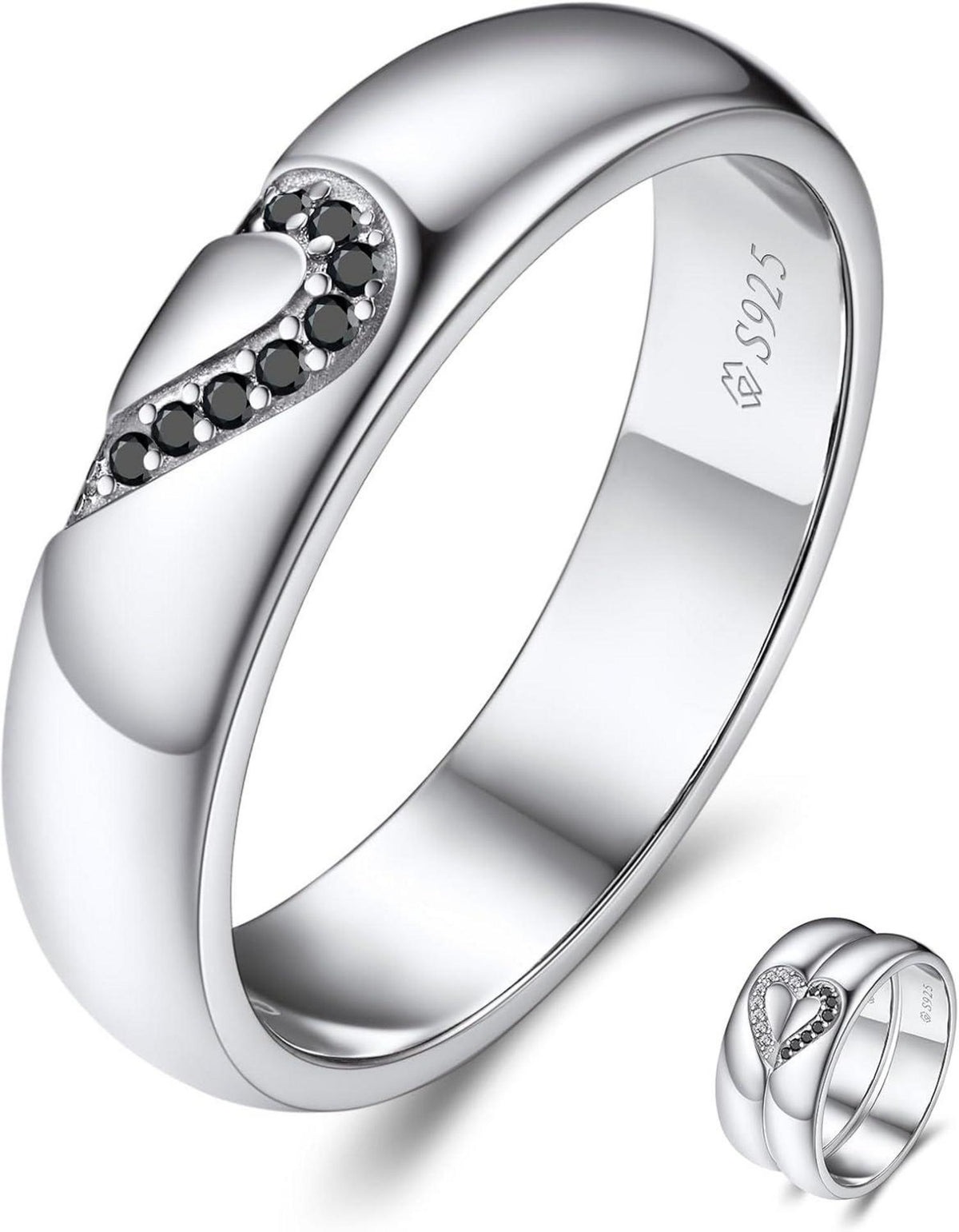 MomentWish Partnerring Moissainte Ehering Valentinstag Geschenk