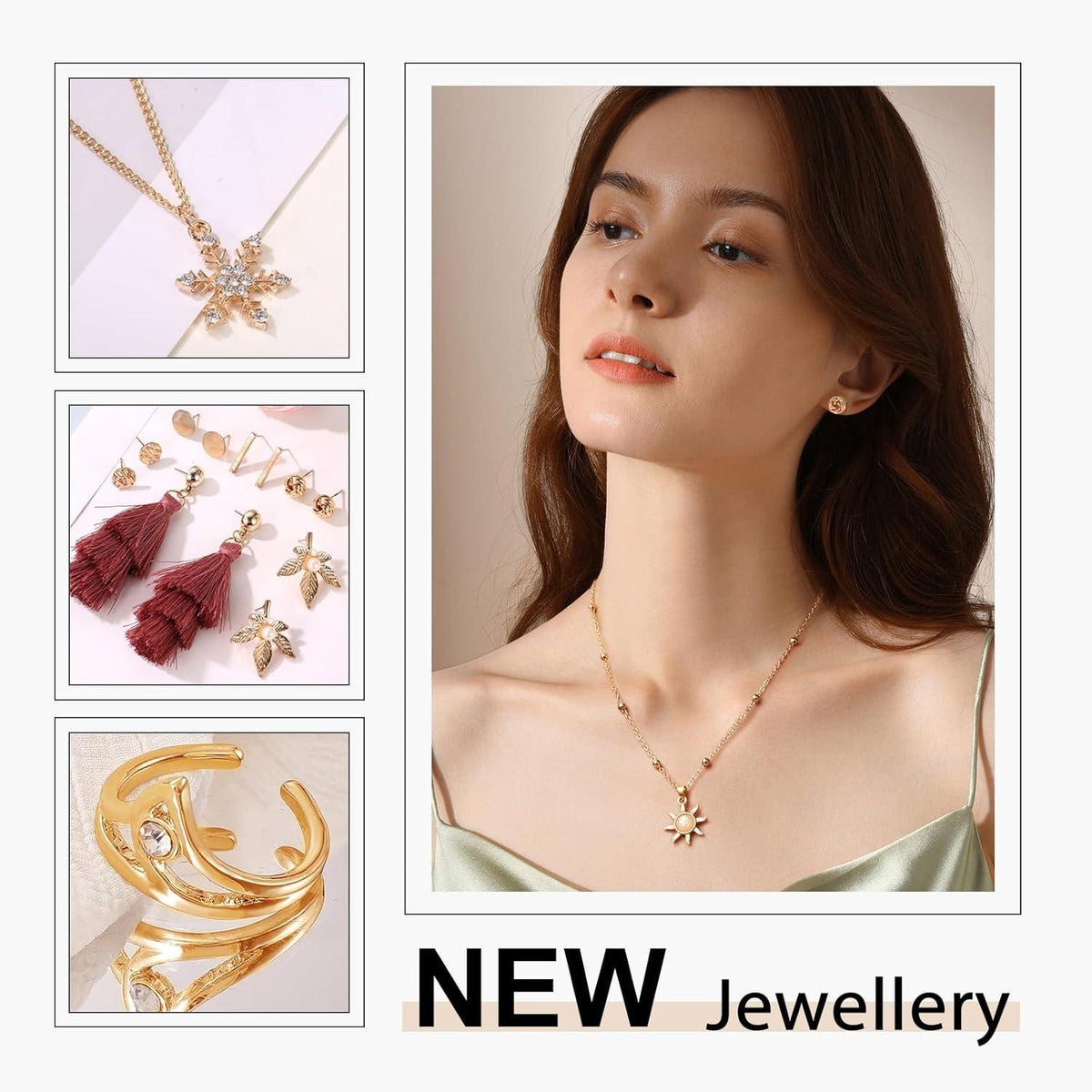 Adventskalender 2024 Frauen Schmuck Weihnachtskalender Damen