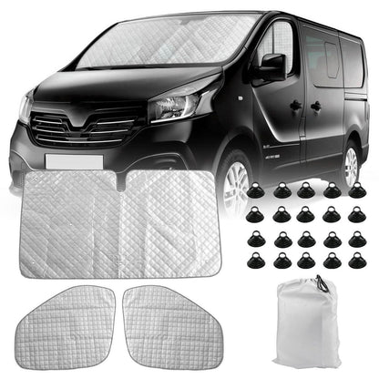 3tlg. Wohnmobil Sonnenschutz für Renault Trafic, Opel Vivaro, Nissan NV300, Fiat Talento