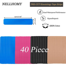 Kinesiologie Tape 40er Set | Sporttape für Muskeln & Gelenke