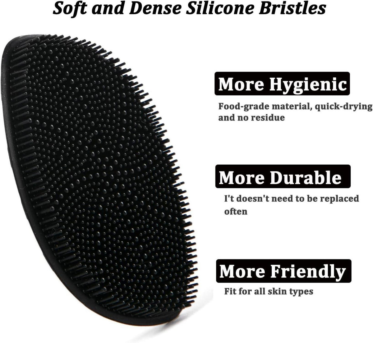 Silikon Gesichtsreiniger Bürste Peeling Massage Pad für