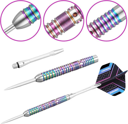 Professionelle 90% Tungsten Dartpfeile 16-28g Win.Max 3er Set
