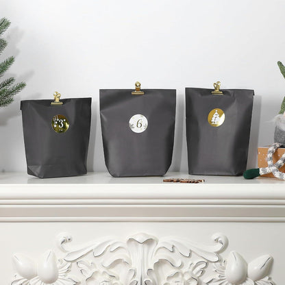 2024 DIY Adventskalender zum Befüllen - Schwarz