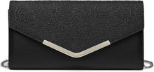 Elegante Miss Lulu Clutch Damen Abendtasche V-Förmige Hardware