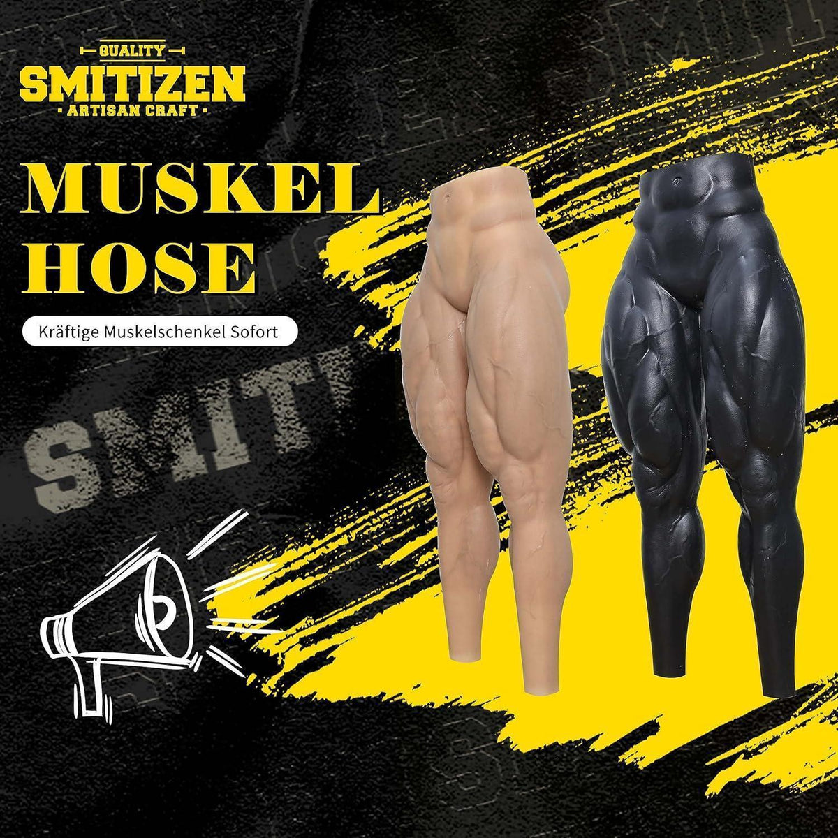 Silikon Muskelhose für Herren, realistisch, für Cosplay und Karneval