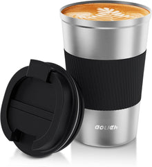 Thermobecher Auslaufsicherer Deckel Edelstahl Travel Mug 380ML