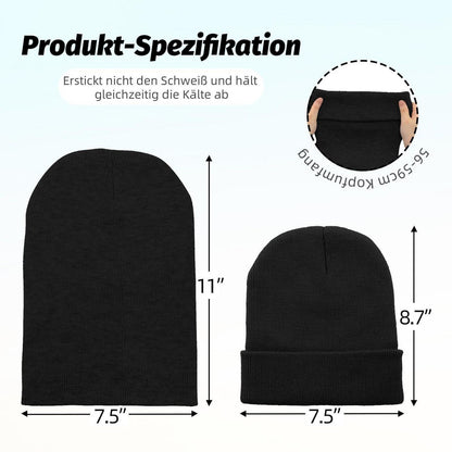 Strickmütze Unisex Einheitsgröße fluoreszierendes Grün