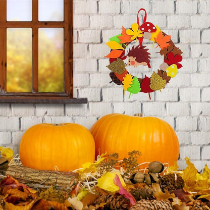 Herbst Bastelset Kinder DIY Filz Ornamente 236pcs Deko Weihnachtskränze