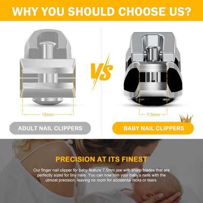 Safe Kids Nagelknipser 0,5 cm für Baby & Kleinkinder