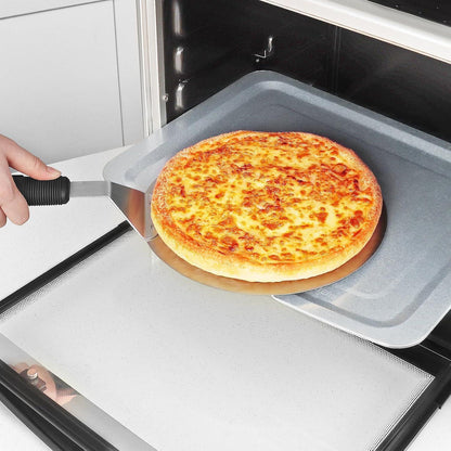 Edelstahl Pizzaschieber mit Kunststoffgriff – 10 Zoll