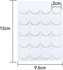 300 Stück Kerzendochtaufkleber 2cm Hitzebeständig