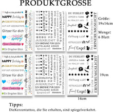 Kerzentattoos Wasserschiebefolie für DIY Geschenke