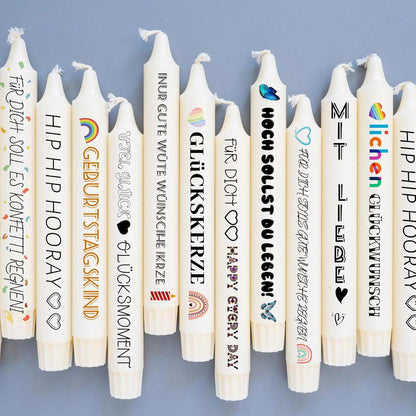 Kerzentattoos Wasserschiebefolie 200+ Muster DIY Geschenk Tasse Kerzenfolie