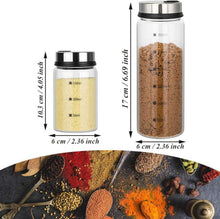 300ml Gewürzgläser mit Drehdeckel und 3 Arten von