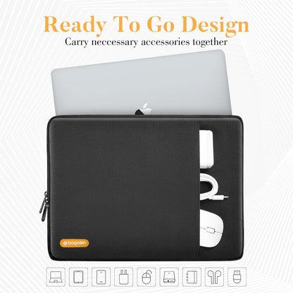 Laptop Hülle Tasche Sleeve 13,3-14 Zoll MacBook Air/Pro Schwarz