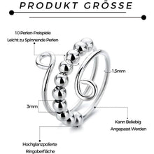 Verstellbarer Anti-Stress Ring Set für Damen – Angstabbau & Fidget